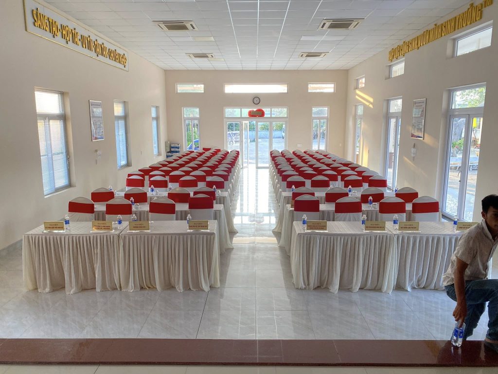 bàn ghế hội nghị sự kiện chuyên nghiệp tại Châu Đức