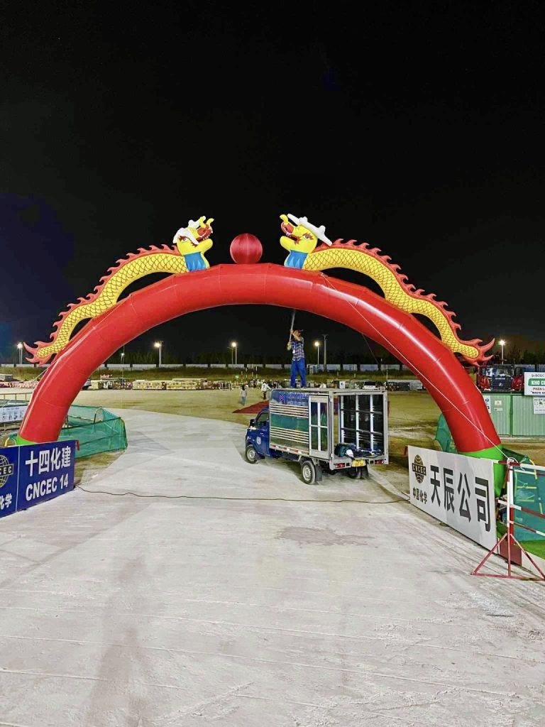 Cho Thuê Cổng Hơi 2 Rồng Tại KCN Phú Mỹ